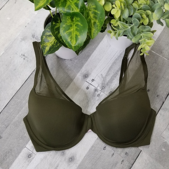 Victoria's Secret Other - NWT VICTORIA'S SECRET 32DD Olive Green Demi Bra
